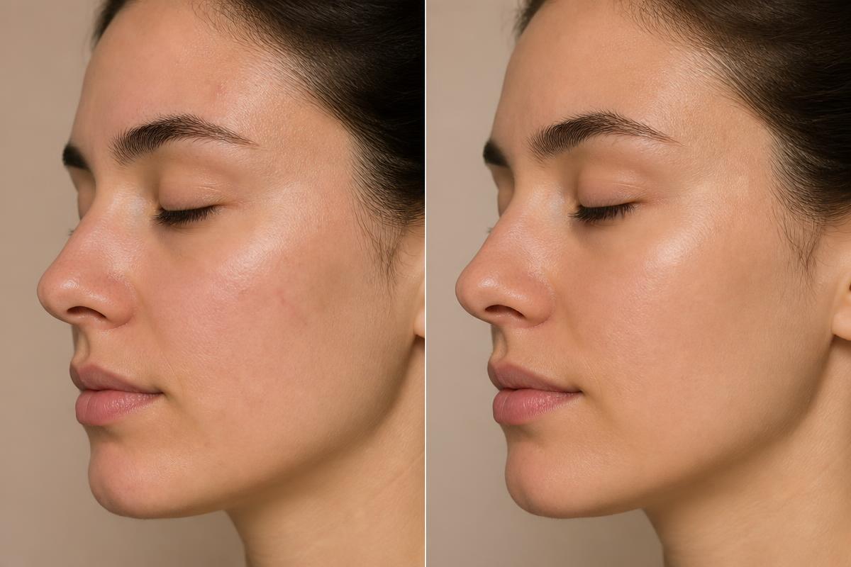 Exemplo visual antes e depois — Limpeza Premium